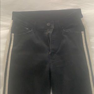 Mother striped jeans